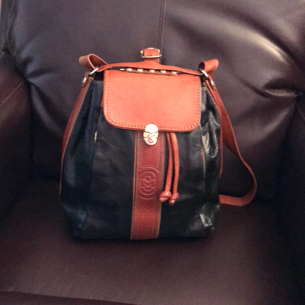 Marino Orlandi leather backpack